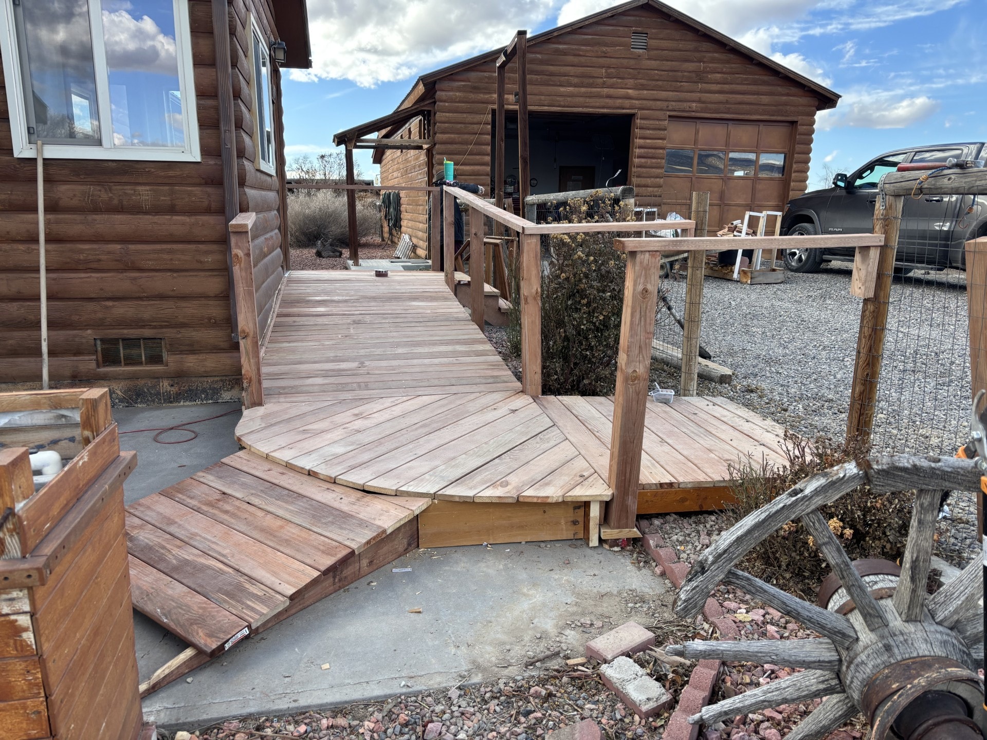 Race-Track Curved Deck — after
