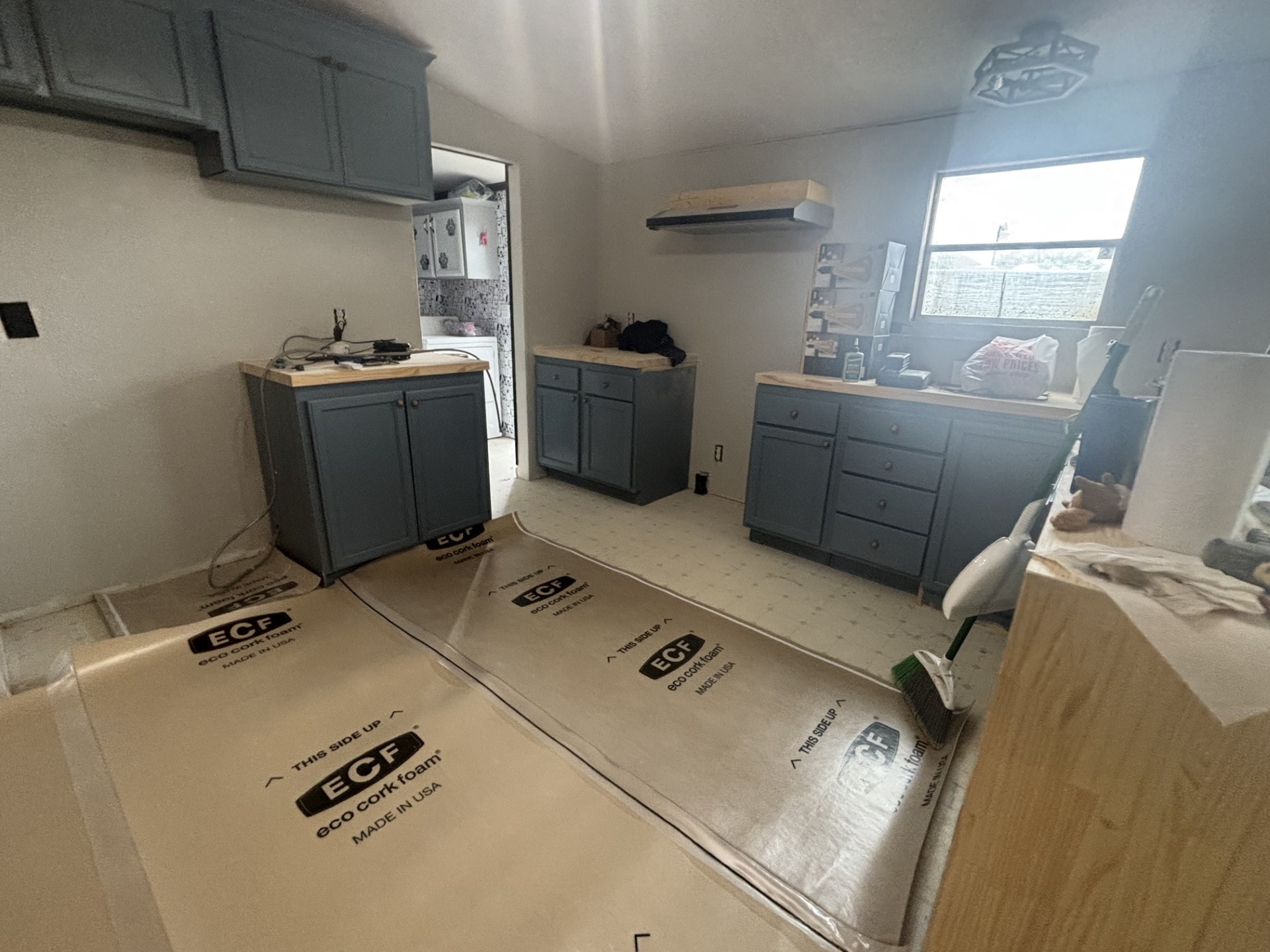 Kitchen Cabinet Refinish — after