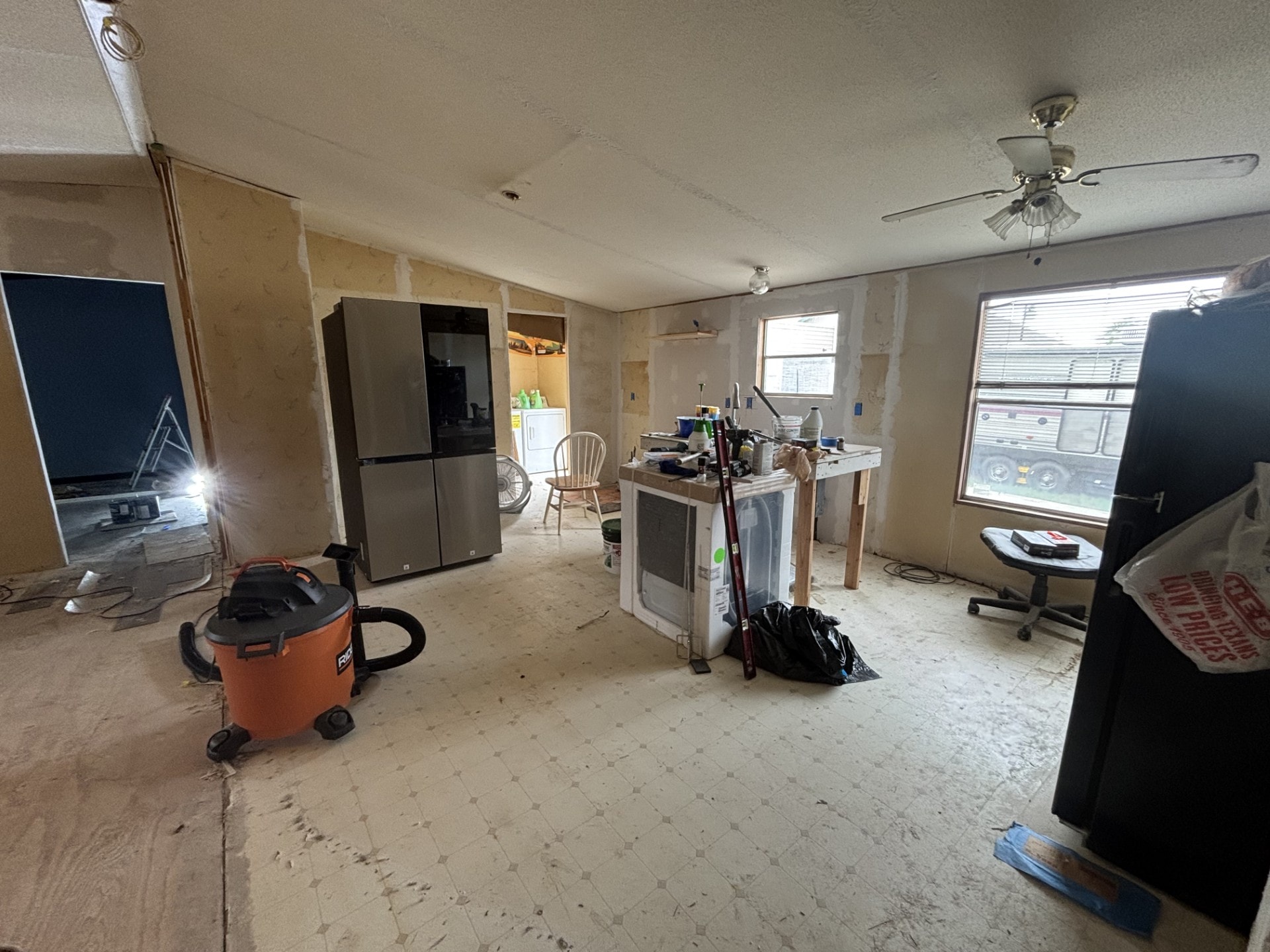 Kitchen Cabinet Refinish — before
